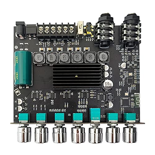 Stytpwra - AM100 Bluetooth Verstärker Board 50Wx2 + 100W TPA3116D2 Leistungsverstärker 2.1 Kanal Mikrofon Audio Module-B von Stytpwra