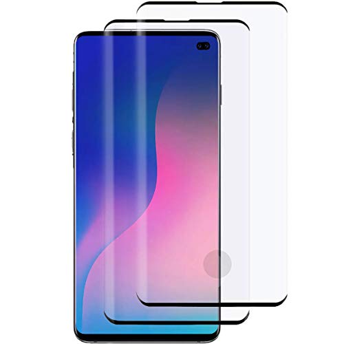 Schutzfolie für Panzerglas Samsung S10 Plus, Displayschutzfolie für Samsung Galaxy S10 Plus, 3D Volle Bedeckung Panzerglasfolie, Blasenfreie, 9H Härte - [2 Stück] von SuTe