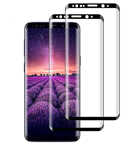 Schutzfolie für Panzerglas für Samsung Galaxy S8 Plus,3D Volle Bedeckung Panzerglasfolie, Ultra-klar, Anti-Kratzen, Anti-Öl, Displayschutzfolie Samsung S8 Plus-[2 Stück] von SuTe