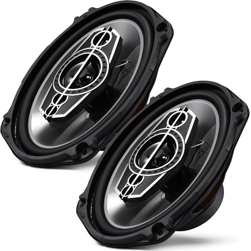 Suacopzar 6 x 9 5-Wege-Auto-Koaxial-Audio-Lautsprecher (Paar), 1000 W Peak 4 Ohm Fahrzeug-Koaxial-Lautsprecher W/PEI Dome-Hochtöner, Universal-Auto-Stereo-Lautsprecher, Koaxial-Hochtöner-Lautsprecher von Suacopzar