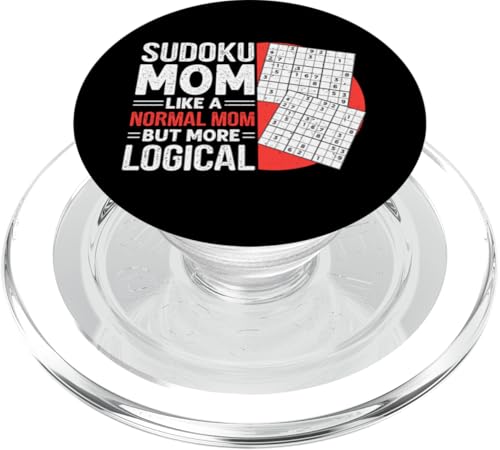 Witziger Sudoku Spruch PopSockets PopGrip für MagSafe von Sudoku Designs