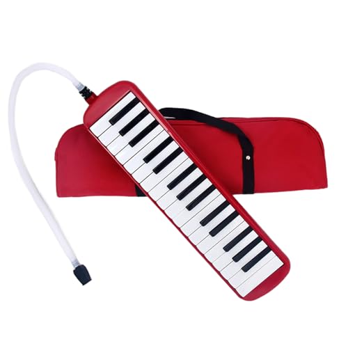 32 Tasten Melodica Set Air Piano Keyboard Sopran Melodica Mit Mundstücksrohr Und Tragenbeutel Für Anfängerübungen von SueaLe