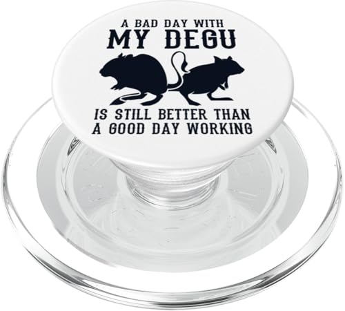 A Bad Day With My Degu Nagetier Ratte Gewöhnlicher Degu PopSockets PopGrip für MagSafe von Süße Degu Käfig Futter Spielzeug Zubehör Geschenke