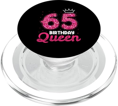 65. Geburtstag Süßes Krone Queen für Frau 65 Jahre PopSockets PopGrip für MagSafe von Süße Geburtstag Geschenkidee für Frauen Damen