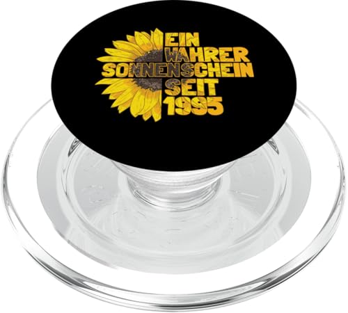 30. Geburtstag Ein Wahrer Sonnenschein Seit 1995 Sonnenblume PopSockets PopGrip für MagSafe von Süße Jahrgang Geburtstag Mädchen Frauen Geschenke