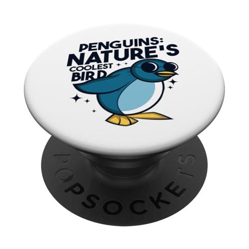 Nature's Coolest Bird Seevogel Königspinguin Pinguin PopSockets Klebender PopGrip von Süße Pinguin Plüsch Kuscheltier Deko Geschenke