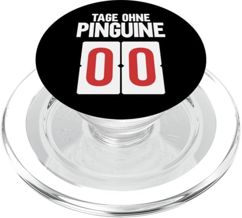 Tage Ohne Pinguine 00 Kaiserpinguin Seevogel Pinguin PopSockets PopGrip für MagSafe von Süße Pinguin Plüsch Kuscheltier Deko Geschenke