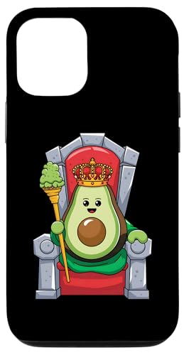 Hülle für iPhone 13 Pro Avocado King Königsavocado von Süße lustige Avocado Frucht Guacamole Essen Design