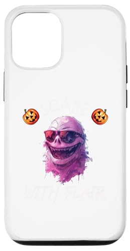 Hülle für iPhone 13 Lustiges Scare With Flair Halloween Geist Cooles Monster von Süßes oder Saures Grusel Kreatur mit Sonnenbrille