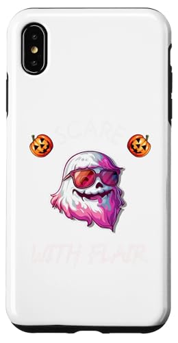 Hülle für iPhone XS Max Lustiges Scare With Flair Halloween Geist Cooles Monster von Süßes oder Saures Grusel Kreatur mit Sonnenbrille