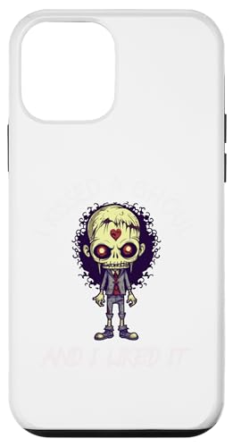 Hülle für iPhone 12 mini Lustiges I Kissed A Ghoul Halloween Monster Zombie Kuss von Süßes oder Saures Grusel Untoter Kreatur Spuk