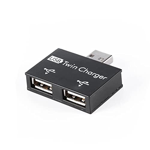 Sujurio USB 2.0 Stecker auf Doppel Buchse LadegeräT Dual 2 Port USB DC 5V Laden Splitter Hub Adapter Konverter Stecker von Sujurio