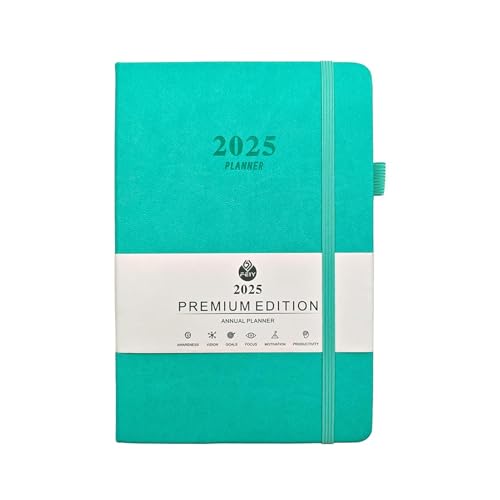 Event Planner Notebook, 2025 Annual Planner, A5 Planner Notepad, Weekly Daily Planner, Journal Notebook, Comprehensive 2025 Annual Planner Multipurpose Functionality for College Work Schedule von Sulxyi