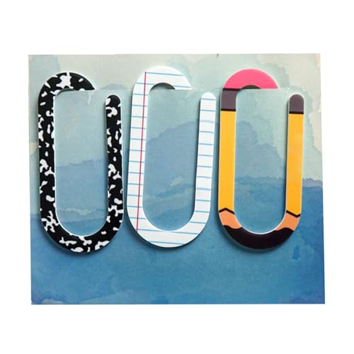 Sublimation Lesezeichen, Paperclips Rohlinge große, Sublimationspapierclips, 3,8x8,8 cm große vielseitige Größe, 3 Stück, funktionales Design perfekt für das Handwerksprojekt Sublimation Lesezeichen, Paperclips Rohlinge große, Sublimationspapierclips, 3,8x8,8 cm große vielseitige Größe, 3 Stück, funktionales Design perfekt für das Handwerksprojekt von Sulxyi
