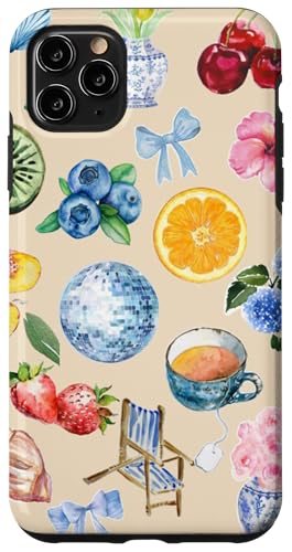 Hülle für iPhone 11 Pro Max Coquette Discokugel Floral & Fruit Summer Aesthetic von Summer Aesthetic