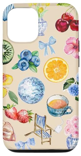 Hülle für iPhone 15 Pro Coquette Discokugel Floral & Fruit Summer Aesthetic von Summer Aesthetic