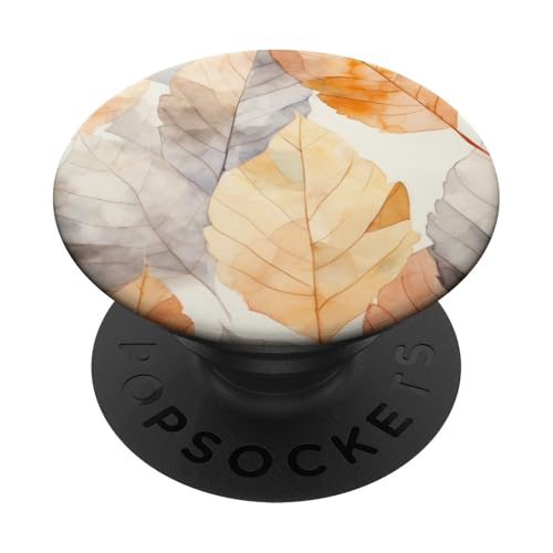 Eichenblätter abstraktes Pflanzenblatt PopSockets Klebender PopGrip von Summer Season Summer Love