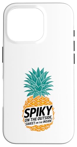 Außen stachelig süß auf der Innenseite Obst Sommer Hülle für iPhone 16 Pro Außen stachelig süß auf der Innenseite Obst Sommer Hülle für iPhone 16 Pro von Summer Tropical Fruit Lover Gifts and Sayings