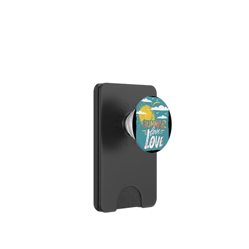 Frohe Sommerliebe PopSockets PopWallet für MagSafe von Summer love Costume