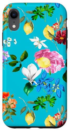 Hülle für iPhone XR Frühlingsblumen, Blumen, Zitrone, Zitrus, Sommerkunst von Summer