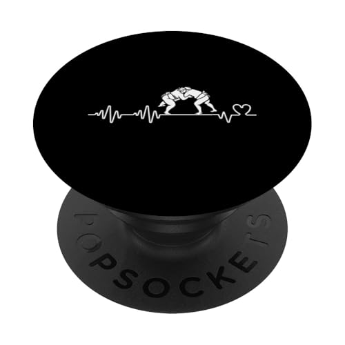 Sumo Herzschlag Männer Frauen Lustig Sumo PopSockets mit austauschbarem PopGrip von Sumo Wrestler Appreciation Enthusiast Martial Arts