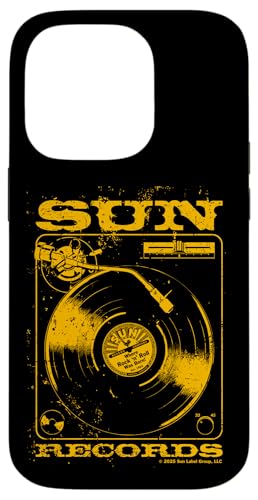 Sun Records Plattenspieler Plattenspieler Hülle für iPhone 14 Pro von Sun Records