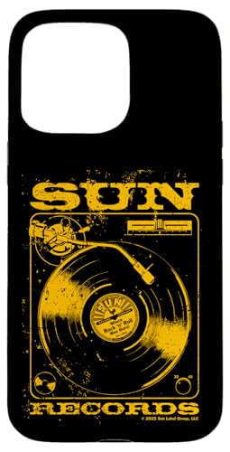 Sun Records Plattenspieler Plattenspieler Hülle für iPhone 15 Pro Max von Sun Records