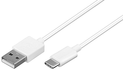 USB-C Typ-C USB 3.1 SuperSpeed Datenkabel Ladegerät Ladekabel Lade Kabel (1 Meter) in Weiss kompatibel mit Asus Zenfone 12 Ultra von Suncase