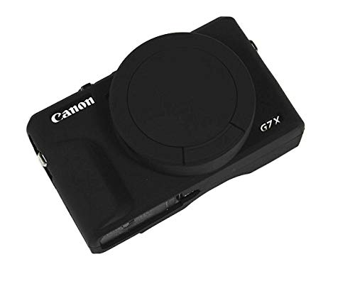 Silikon Gel kameratasche für Canon powerhot g7x Mark iii Schutz Gummi weiche Kamera Abdeckung Tasche schwarz von SundayZaZa