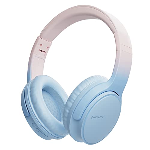Sungive Bluetooth Kopfhörer Over Ear, Kabellos Kopfhörer mit Mikrofon, Berührungssteuerung, Leicht, Bluetooth 5.3 Faltbares Wireless Headphones für Handys/Laptops/PC -Blau von Sungive