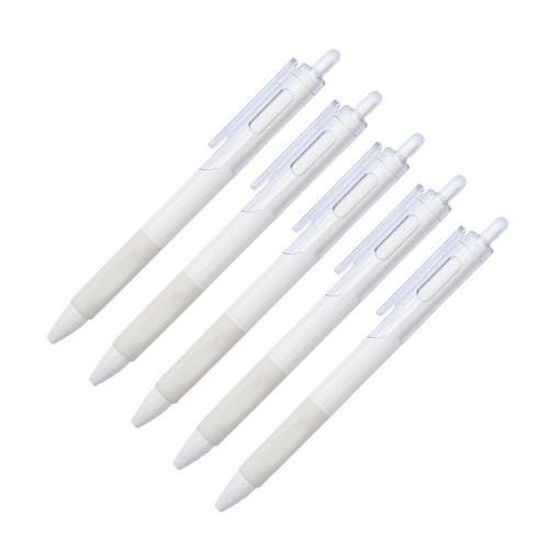 Gel-Tintenroller, Schwarze Tinte, Feine ST-Spitze, Modernes Design, Stabiles Schreiben, für Studenten, Büro, Schule, Kunststoffmaterial (5PCS) von Sunisfa