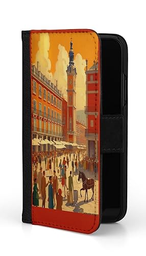 Sunny-Case Flip Case Klapphülle Toledo Region Markt Nr.698 Etui Schutz Bumper Cartoon kompatibel mit Xiaomi Redmi 14c von Sunny-Case