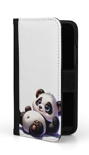 Sunny-Case Flip Case süsser Panda Nr.528 Klapphülle China Karate Cartoon kompatibel mit Xiaomi Redmi 13C von Sunny-Case