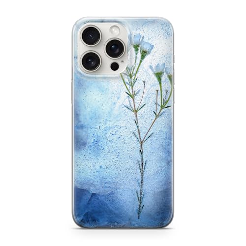 Sunny-Case Handyhülle Blume EIS vereist See 199 Schutz Bumper kompatibel mit Samsung S25 von Sunny-Case