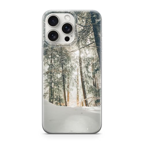 Sunny-Case Handyhülle Schnee Weg Wald Winter 193 Schutz Bumper kompatibel mit Samsung S22 Ultra von Sunny-Case