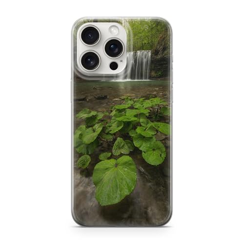 Sunny-Case Handyhülle Wasserfall See Rosenblätter Nr.671 Natur Erde Welt kompatibel mit Xiaomi Redmi 14c 5G von Sunny-Case