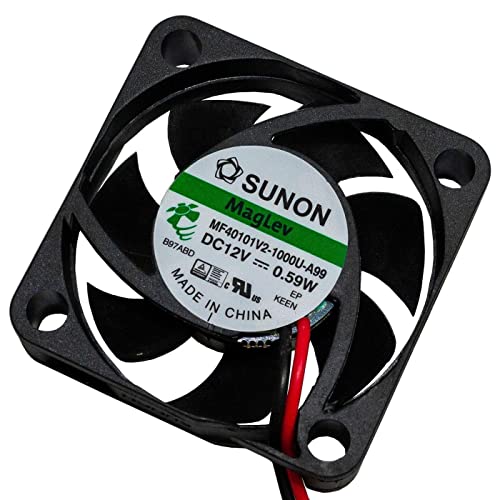 Lüfter, 12 V DC, 0,48 W, 40 x 40 x 10 mm, 11,9 m³/h, 5800U/min, 11,9 m³/h, SUNON MF40101V21000UA99 von Sunon