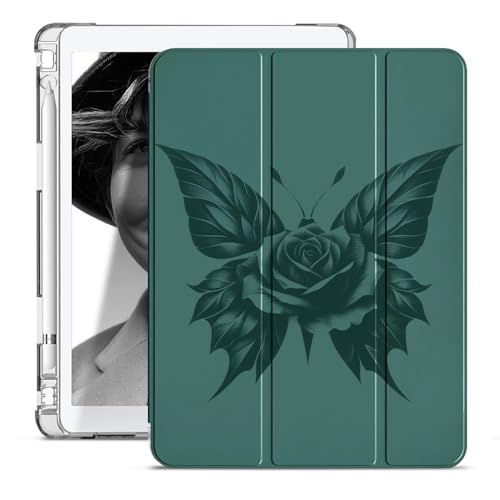 Sunrive Tablet hülle kompatibel mit iPad Air 2 2014 9.7",PU Leder Stoßfeste Etui Trifold Ständer Schale Schutzhülle mit Stifthalter Auto Sleep/Wake-Dunkelgrün Sunrive Tablet hülle kompatibel mit iPad Air 2 2014 9.7",PU Leder Stoßfeste Etui Trifold Ständer Schale Schutzhülle mit Stifthalter Auto Sleep/Wake-Dunkelgrün von Sunrive