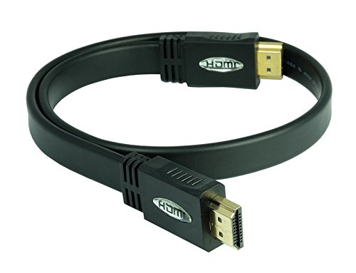 12,5m SunshineTronic High Speed HDMI Flachkabel mit Ethernet | HDTV, Full HD, 3D, ARC, CEC, Vollbeschaltet von SunshineTronic