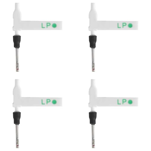 Suoumwa 4 Stück BSR-Nadelstifte, Doppelseitige Plattenspielernadel, Ersatznadel für Plattenspieler, für BSR -16-17 von Suoumwa