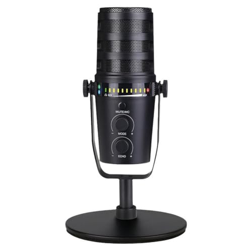 Suoumwa Dynamisches Kabelgebundenes USB/XLR-Mikrofon Aus Metall MIC MV7 Mikrofon für Podcasting-Aufnahmen Live-Streaming Gaming von Suoumwa