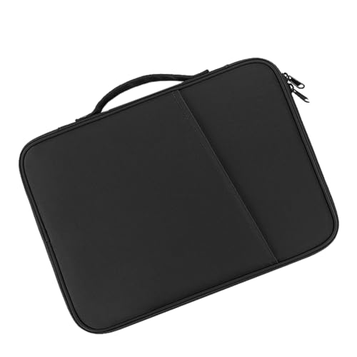 Suoumwa Multifunktionaler Portfolio-Reiseordner-Organizer für 12,9-13 Tablets, Schutzhülle, Tablet-Tragetasche, Schwarz von Suoumwa