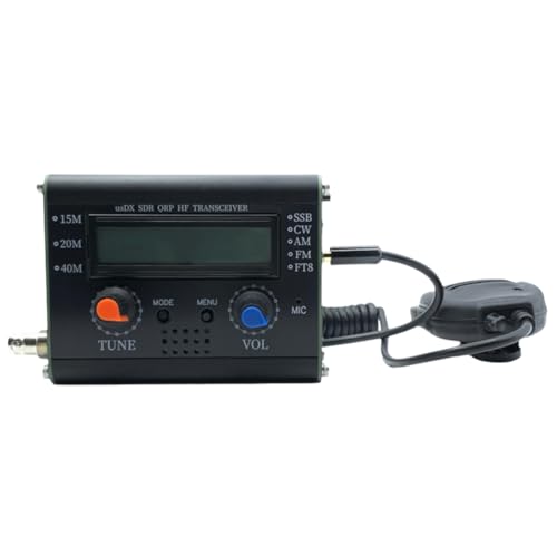 Suoumwa USDX SDR ORP HF-Transceiver R1.02W 5W 40M 15M 20M 3-Band SDR Alle USB, LSB, CW, HF SSB QRP-Transceiver mit Mikrofon von Suoumwa