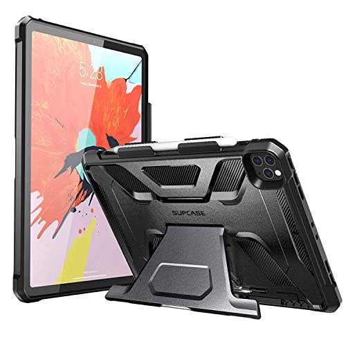 SUPCASE iPad Pro 11 Zoll Hülle 2020 Bumper Case Schutzhülle Robust Cover [Unicorn Beetle] mit integriertem Apple Pencil Halter und Ständer für iPad Pro 11 (Schwarz) von SupCase