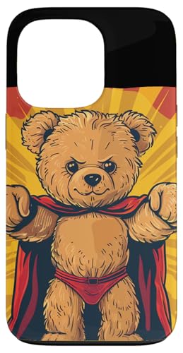 Hülle für iPhone 13 Pro Superhelden-Teddybär von Superhero Teddy Bear Outfit