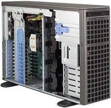 Super Micro Supermicro SC747 BTQ-R2K04B - Tower - 4U - Erweitertes ATX - SATA/SAS - Hot-Swap 2000 Watt - Schwarz (CSE-747BTQ-R2K04B) von Supermicro