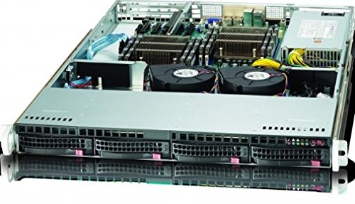 Supermicro 1HE Server Gehäuse SC813T-441CB 440 Watt Netzteil 80+ Platinum 4X Hot-Swap HDD von Supermicro