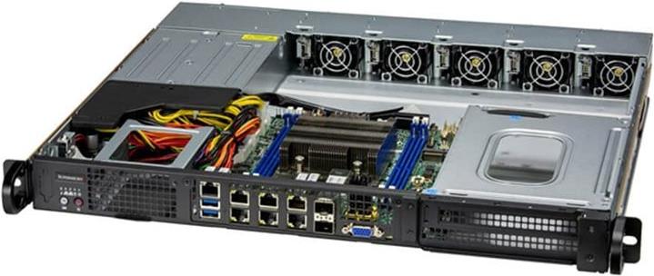 Supermicro SYS-110D-8C-FRAN8TP Server-Barebone Intel SoC FCBGA 2579 Rack (1U) Silber (SYS-110D-8C-FRAN8TP) von Supermicro