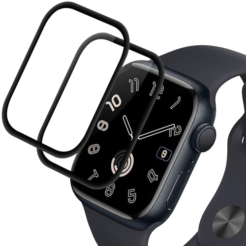 Supershieldz Panzer Schutz Glas für Apple Watch Series 6/5/4/SE 40mm, Anti-Kratzen Panzerfolie, 9H Härte Schutzfolie, HD Klar Displayschutz, 3D-Vollständige, Anti-Bläschen - 2 Stück von Supershieldz