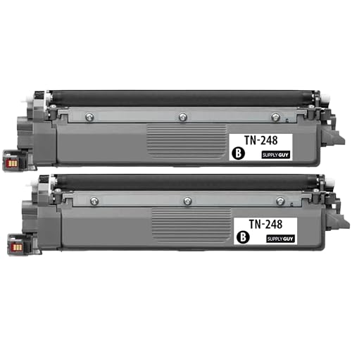 Supply Guy 2 XL Toner kompatibel mit Brother TN-248 XL TN-248XLBK Schwarz passend für MFC-L3760CDW MFC-L3740CDWE MFC-L3740CDW MFC-L8390CDW DCP-L3515CDW DCP-L3520CDW DCP-L3520CDWE DCP-L3560CDW von Supply Guy